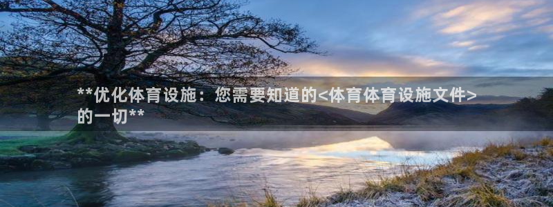 意昂3代理：**优化体育设施：您需要知道的<体育体育