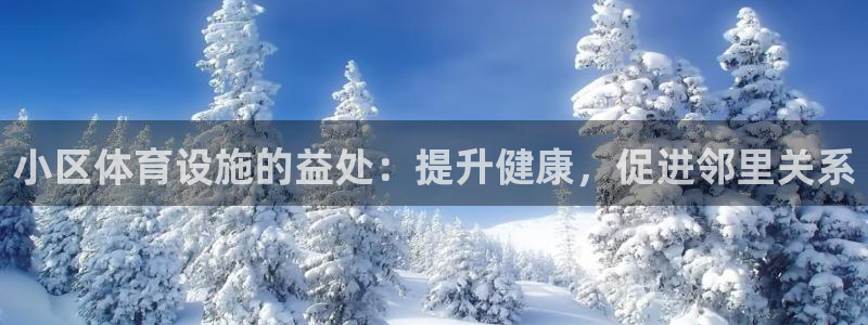 意昂3神州：小区体育设施的益处：提升健康，促进邻里关系