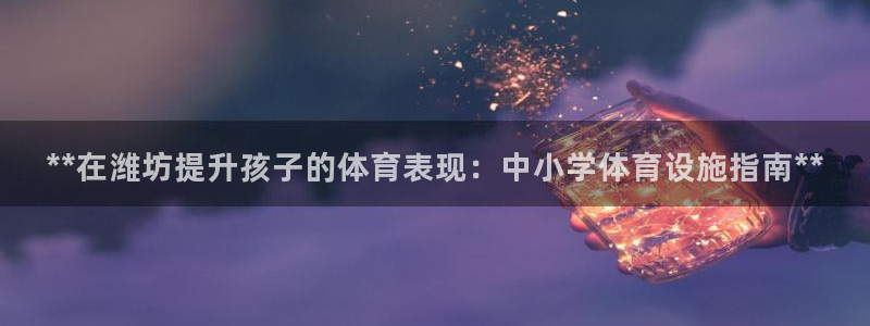 意昂3集团简介：**在潍坊提升孩子的体育表现：中小学
