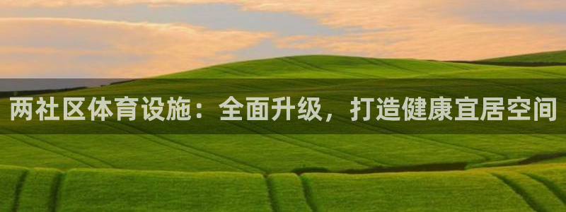意昂体育3平台注册要钱吗是真的吗：两社区体育设施：全