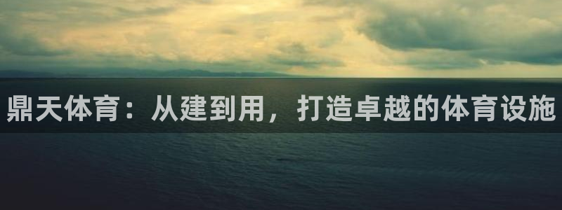 意昂3科技：鼎天体育：从建到用，打造卓越的体育设施